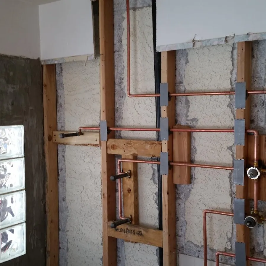 Copper pipe installation for Burst Pipe Repair in Skokie