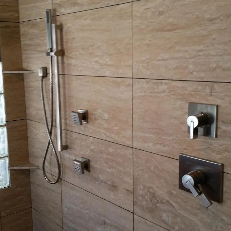 Shower fixture installation for Water Heater Replacement in Skokie